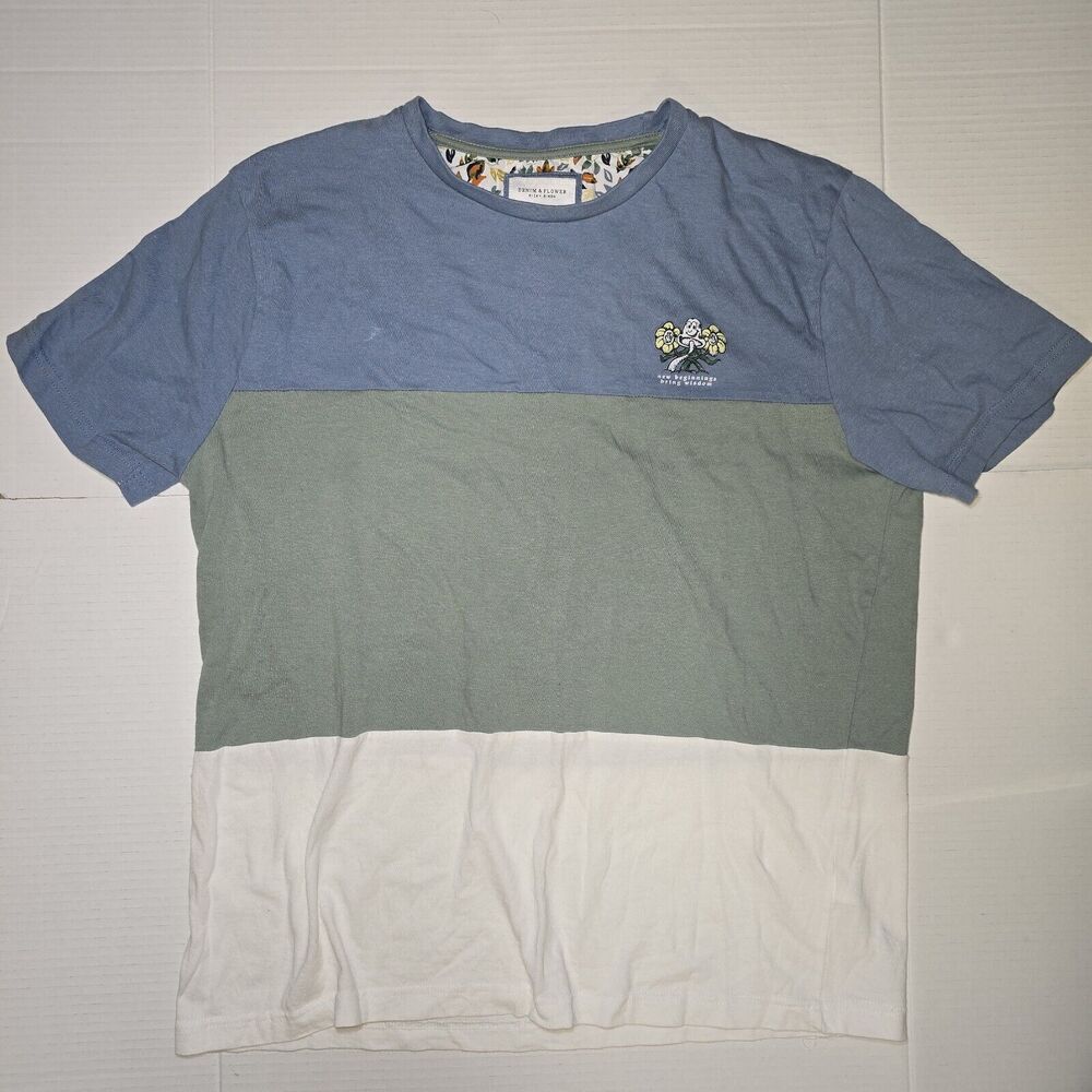 Denim And Flower Mens Large Shirt